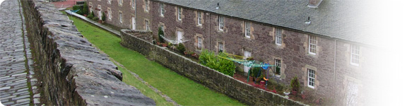 Photo of New Lanark houses